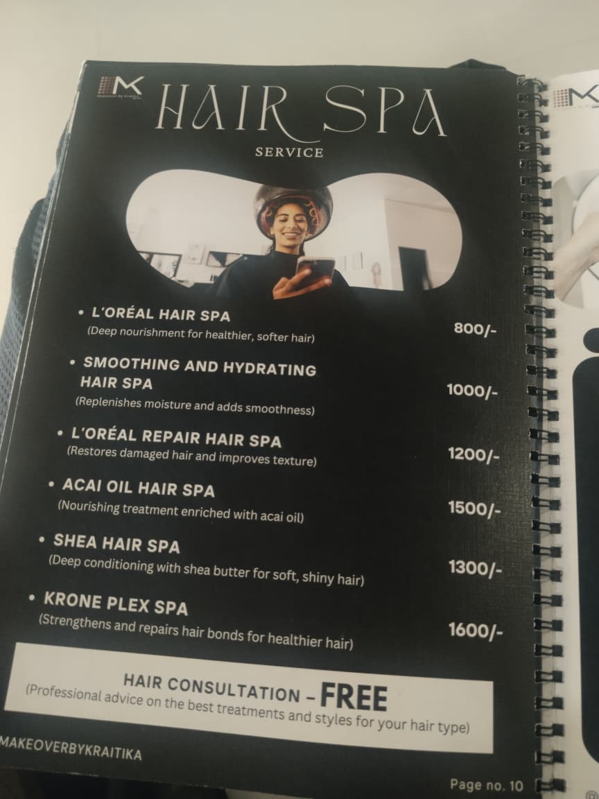 Hair Spa Rituals - Makeover by Kratika Satna